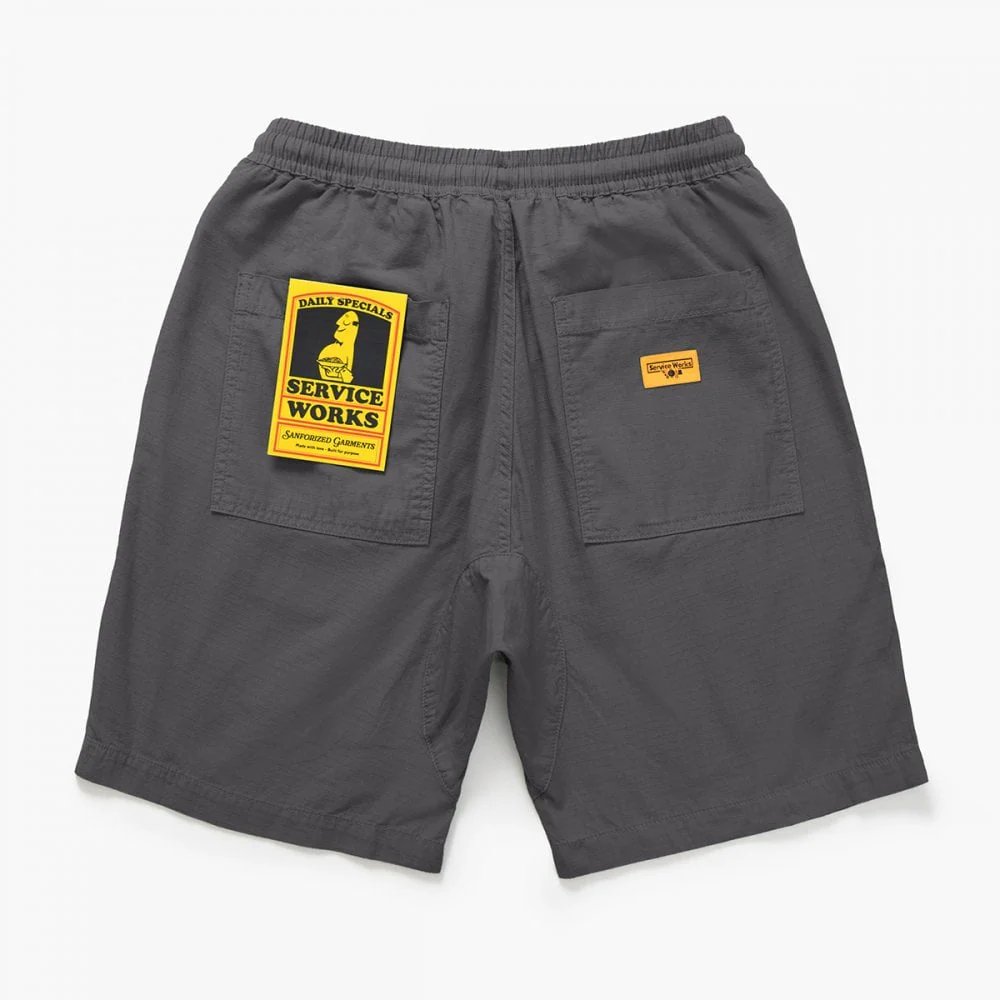 Ripstop Chef Short - Washed Black - Image 2