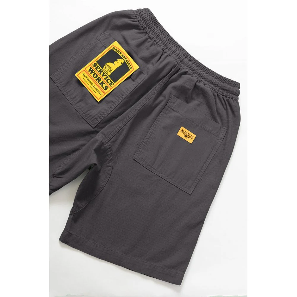 Ripstop Chef Short - Washed Black - Image 3