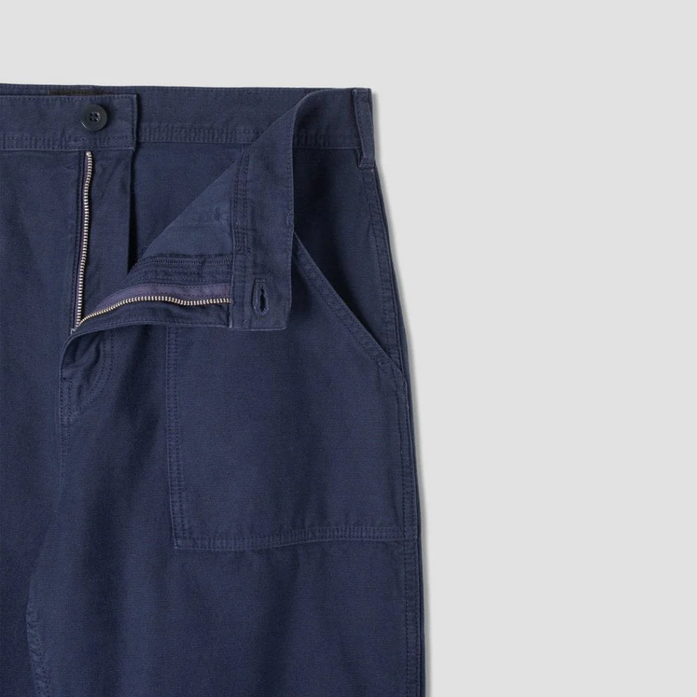 Fat Pant - Navy Sateen - Image 3