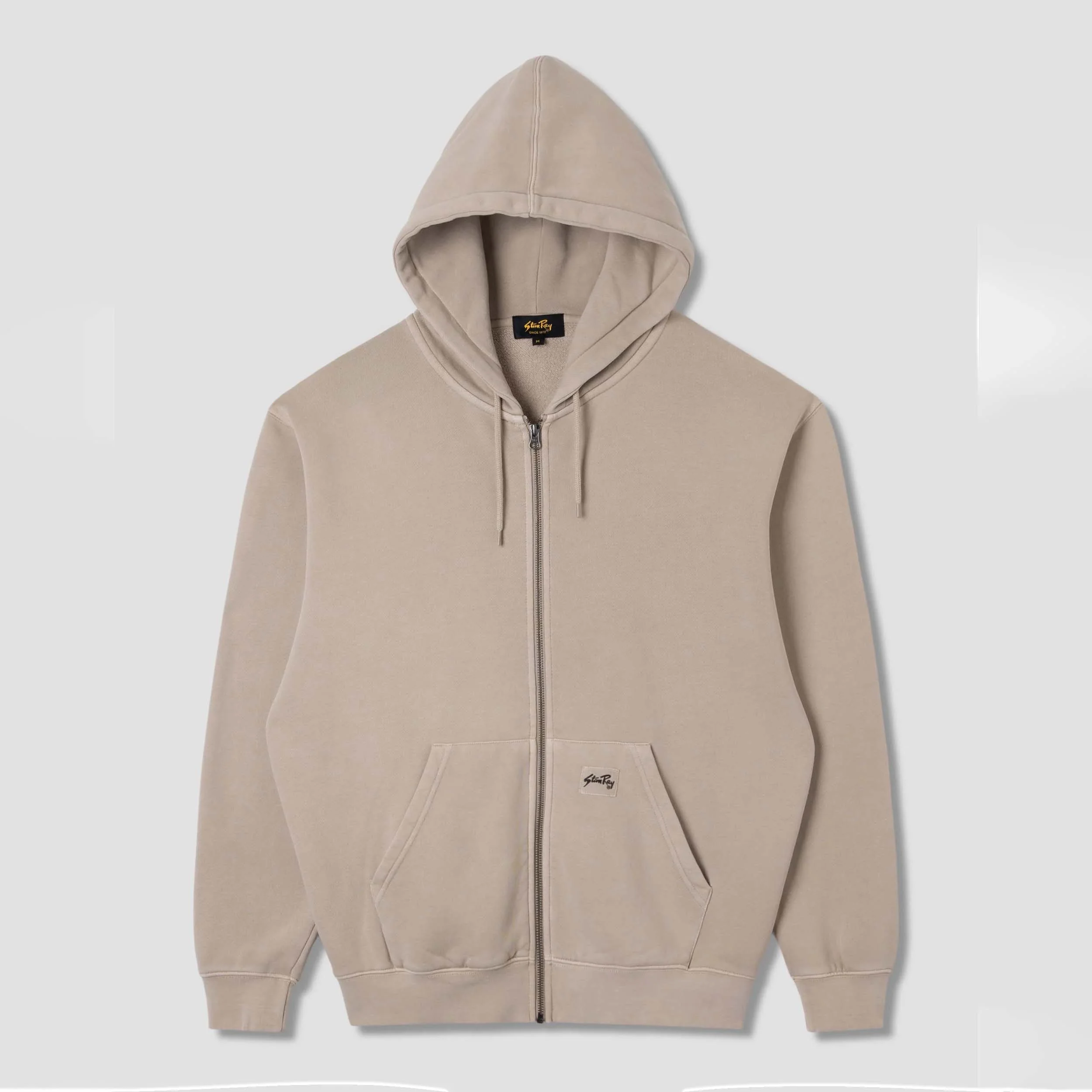 Patch Zip Hood - Eucalyptus