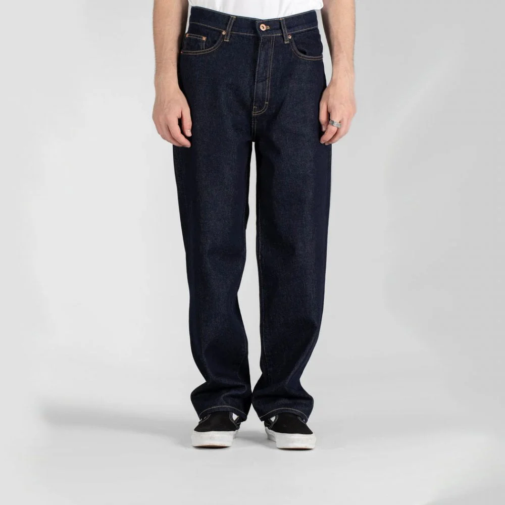 Taper 5 Pocket Jean - Single Rinse Denim - Image 2
