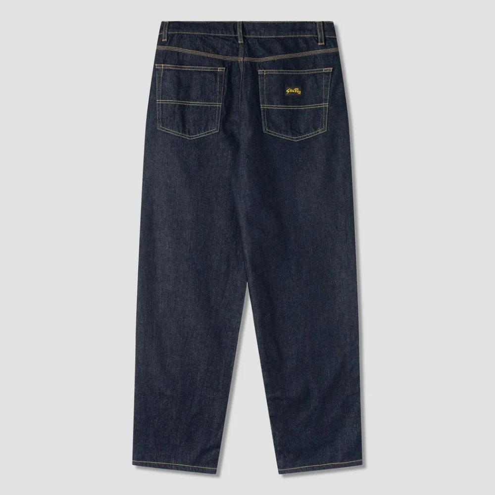Taper 5 Pocket Jean - Single Rinse Denim - Image 4