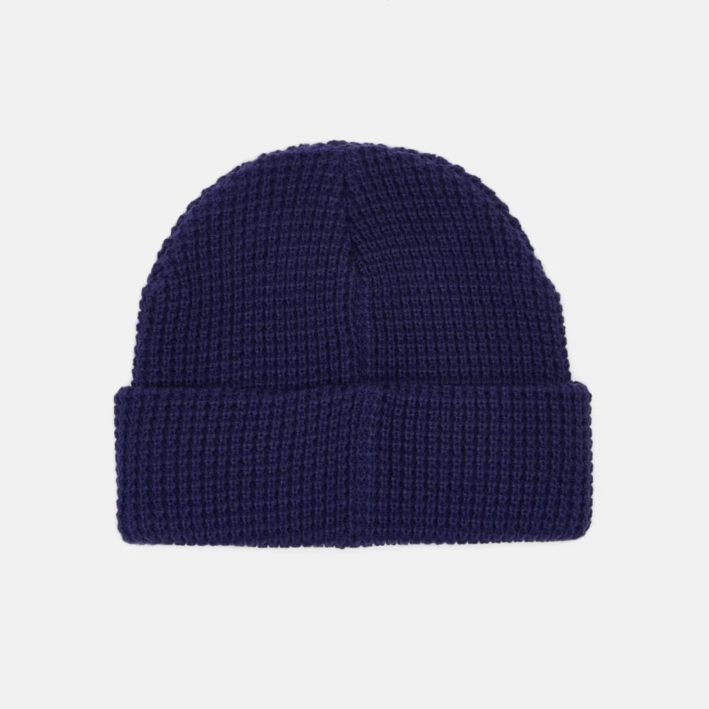 Waffle Beanie - Navy - Image 2