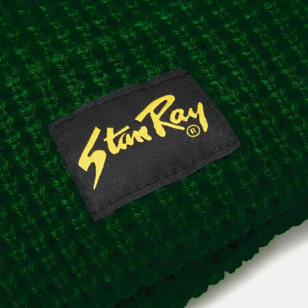 Waffle Beanie - Pine Green - Image 3