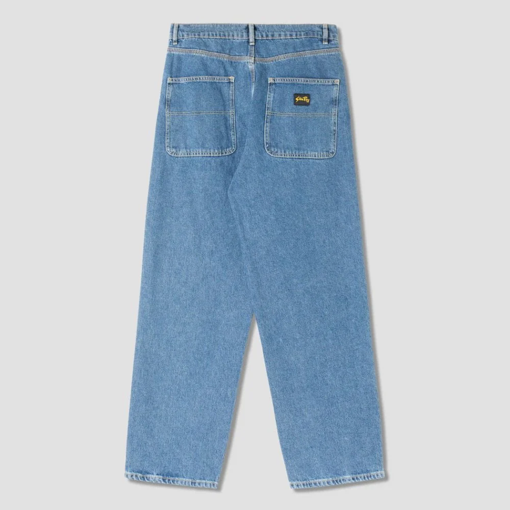 Wide 5 Pocket Pant - Heavy Stone Wash Denim - Image 4