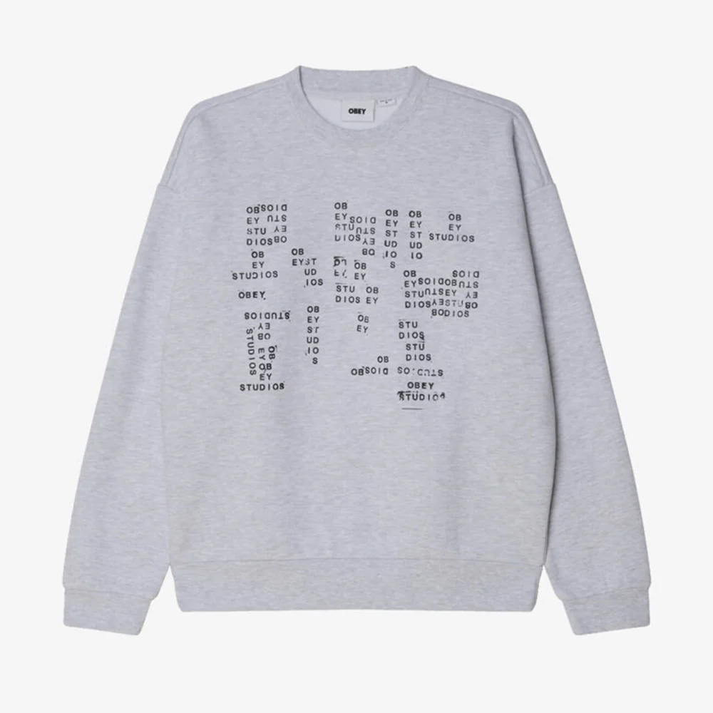 Studios Stamp Extra Heavy Crew - Ash Grey