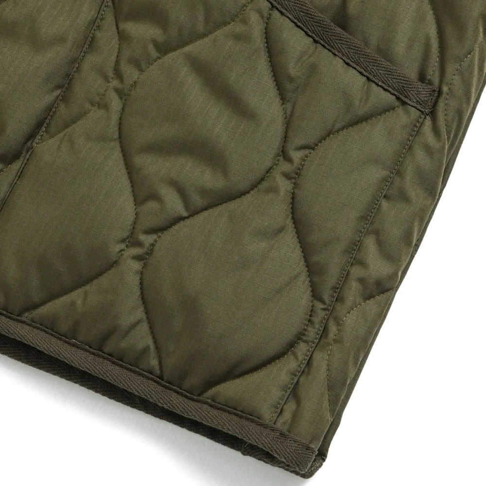 Military V Neck Snap Button Down Vest - Image 4