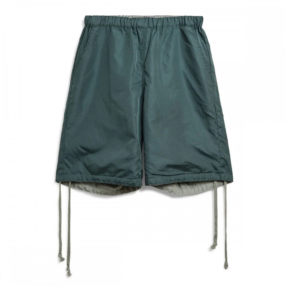 Non Down Military Reversible Shorts - Dark Sage Green - Image 2