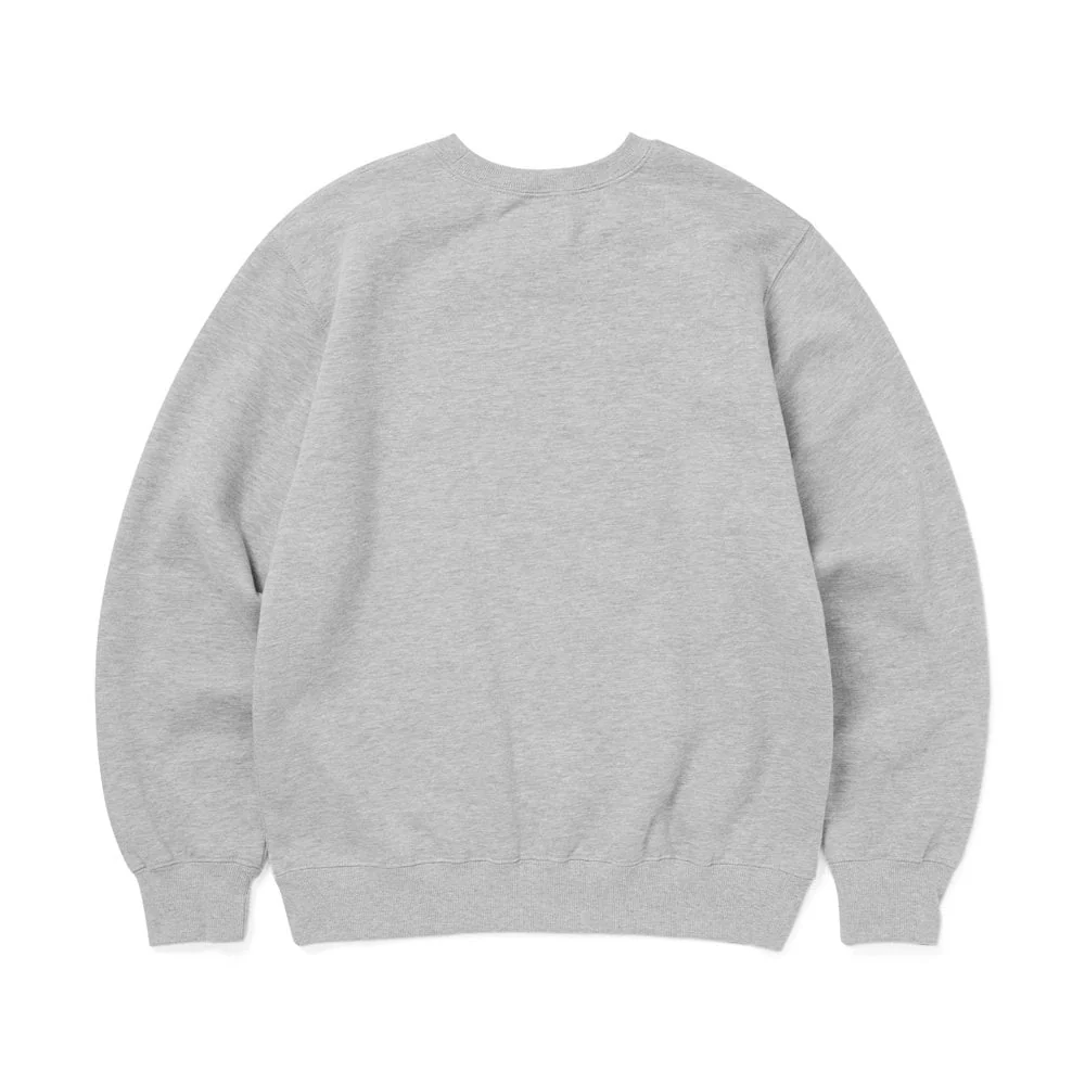 Arch-logo Crewneck - Grey Heather - Image 2
