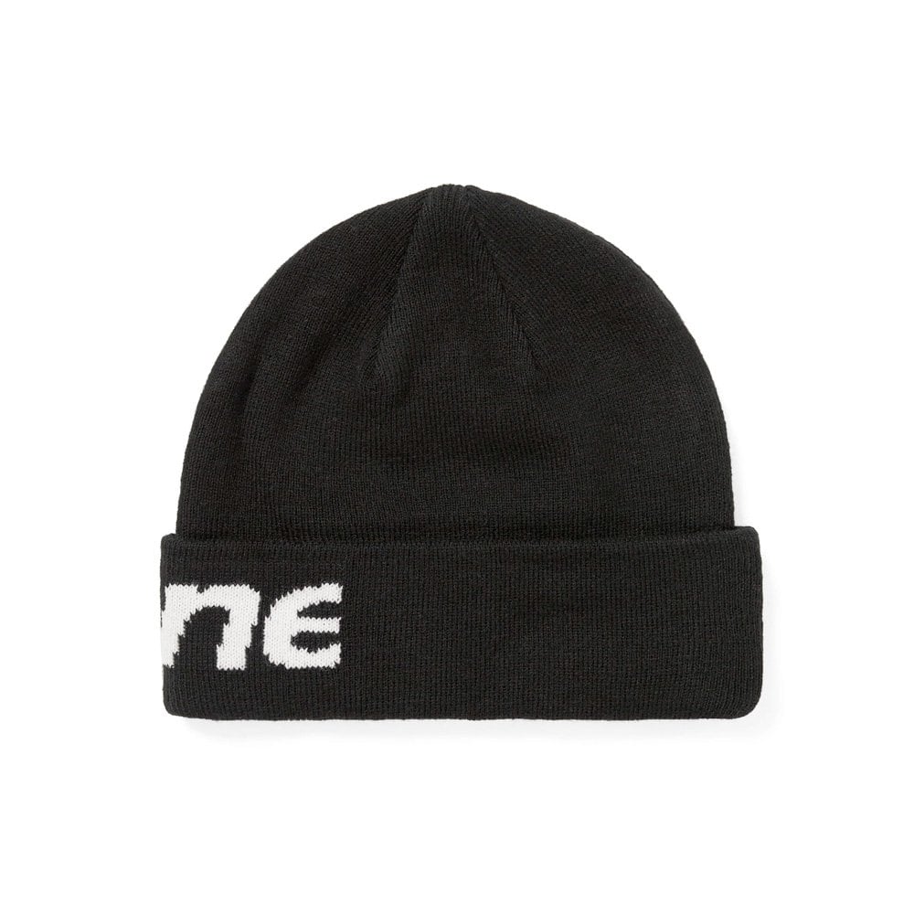HSP-Logo Big Cuff Beanie - Black - Image 2