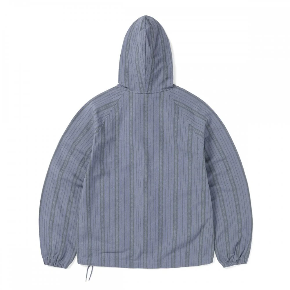 Stripe Jacquard Hoodie - Purple - Image 3