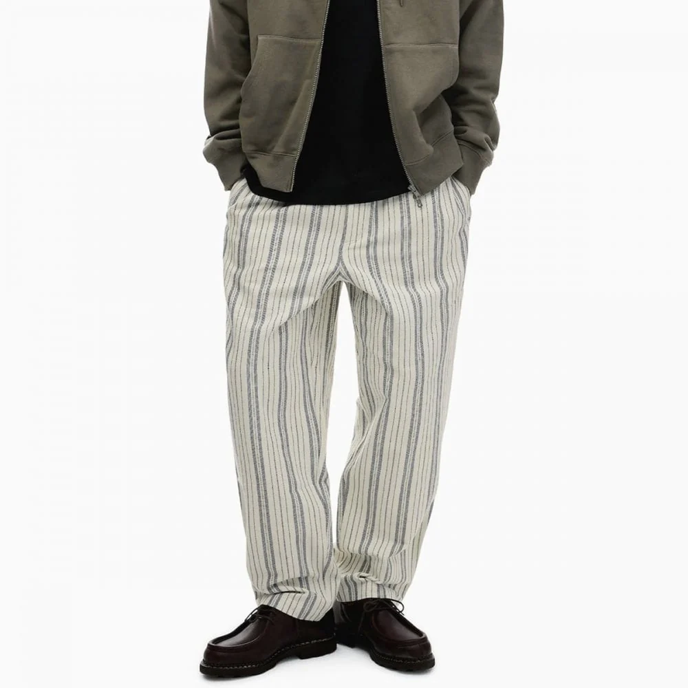 Stripe Jacquard Pant - Ivory - Image 2