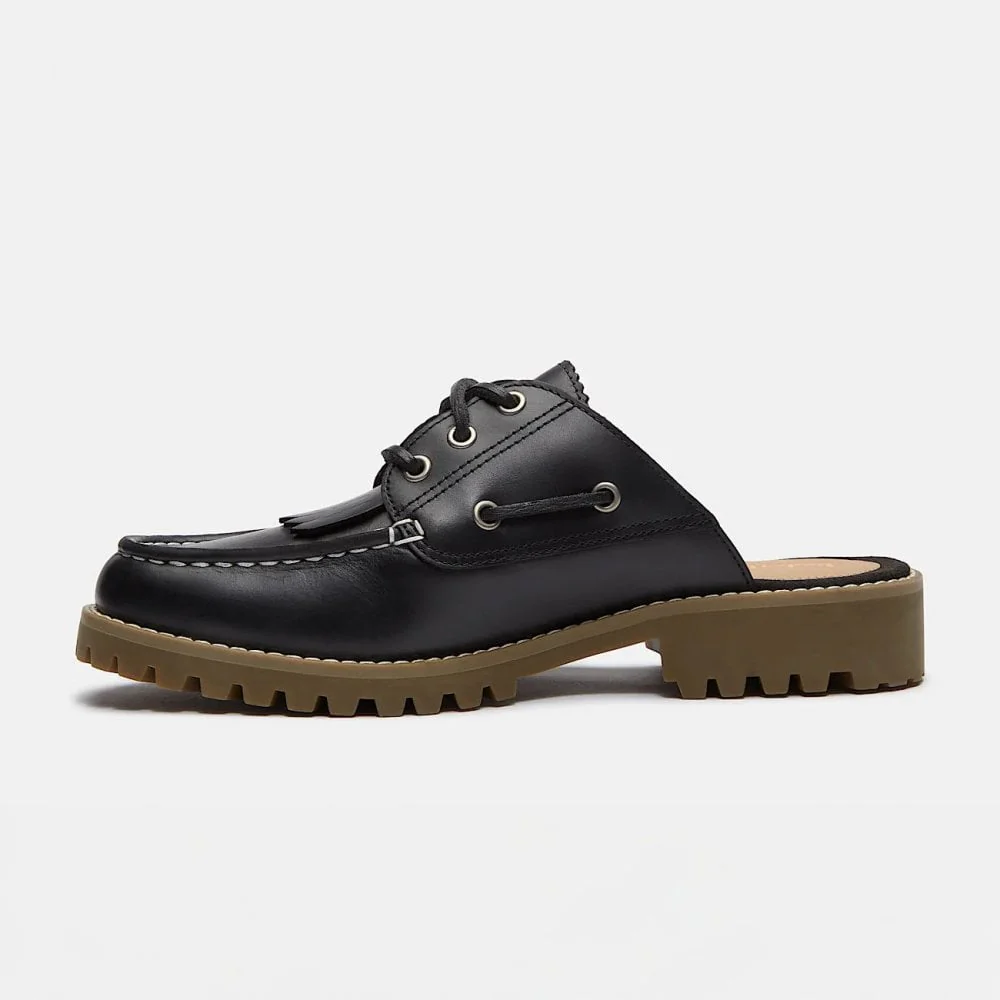W' Noreen Mule - Black - Image 6