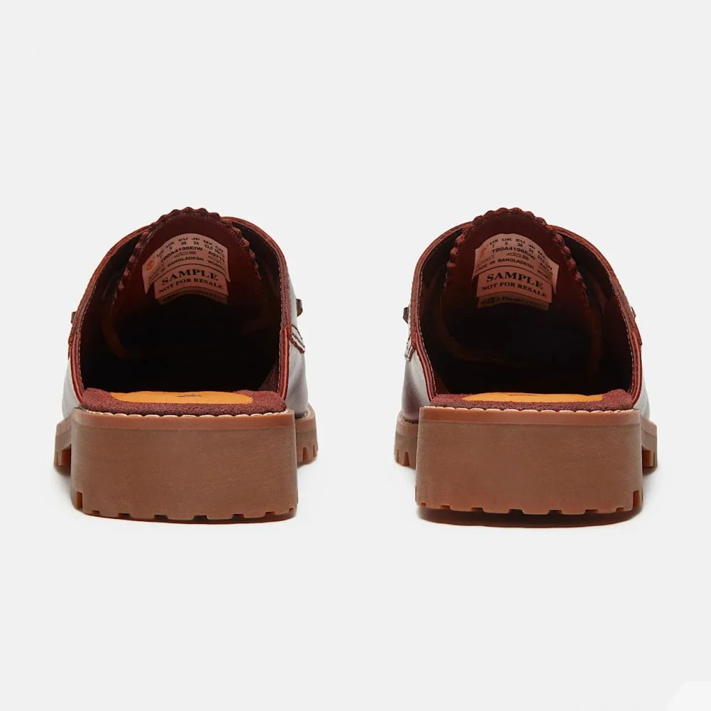 W’ Noreen Mule - Burgundy - Image 5