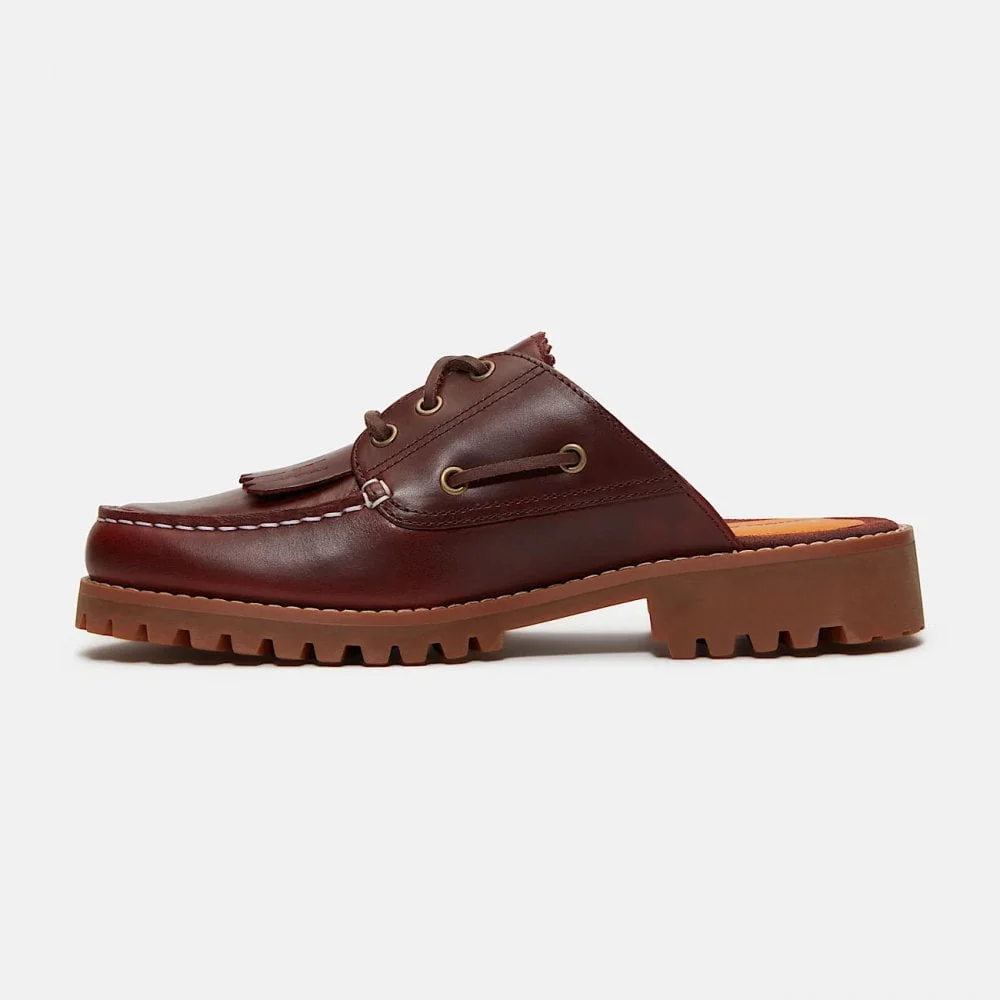 W’ Noreen Mule - Burgundy - Image 6