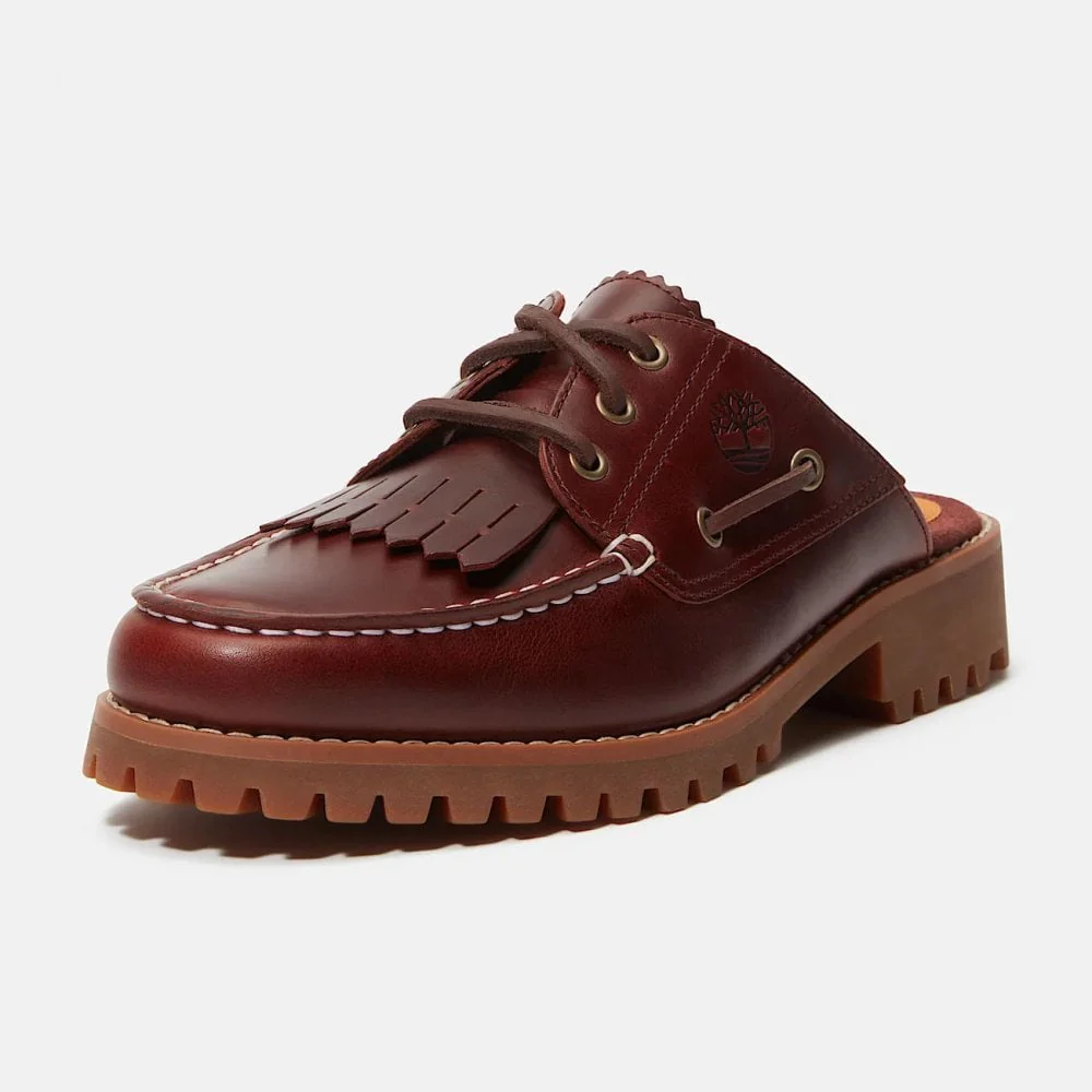 W’ Noreen Mule - Burgundy - Image 7