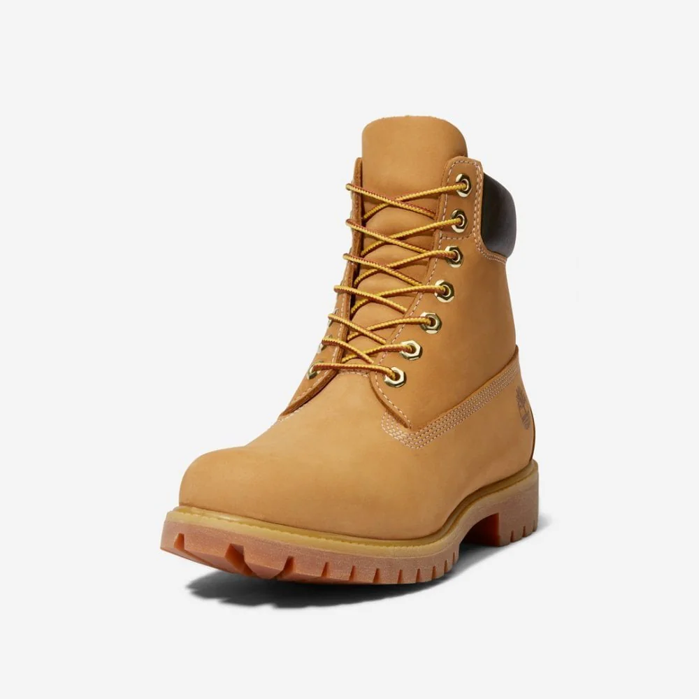 W’ Premium 6" Lace Up Waterproof Boot - Wheat - Image 7