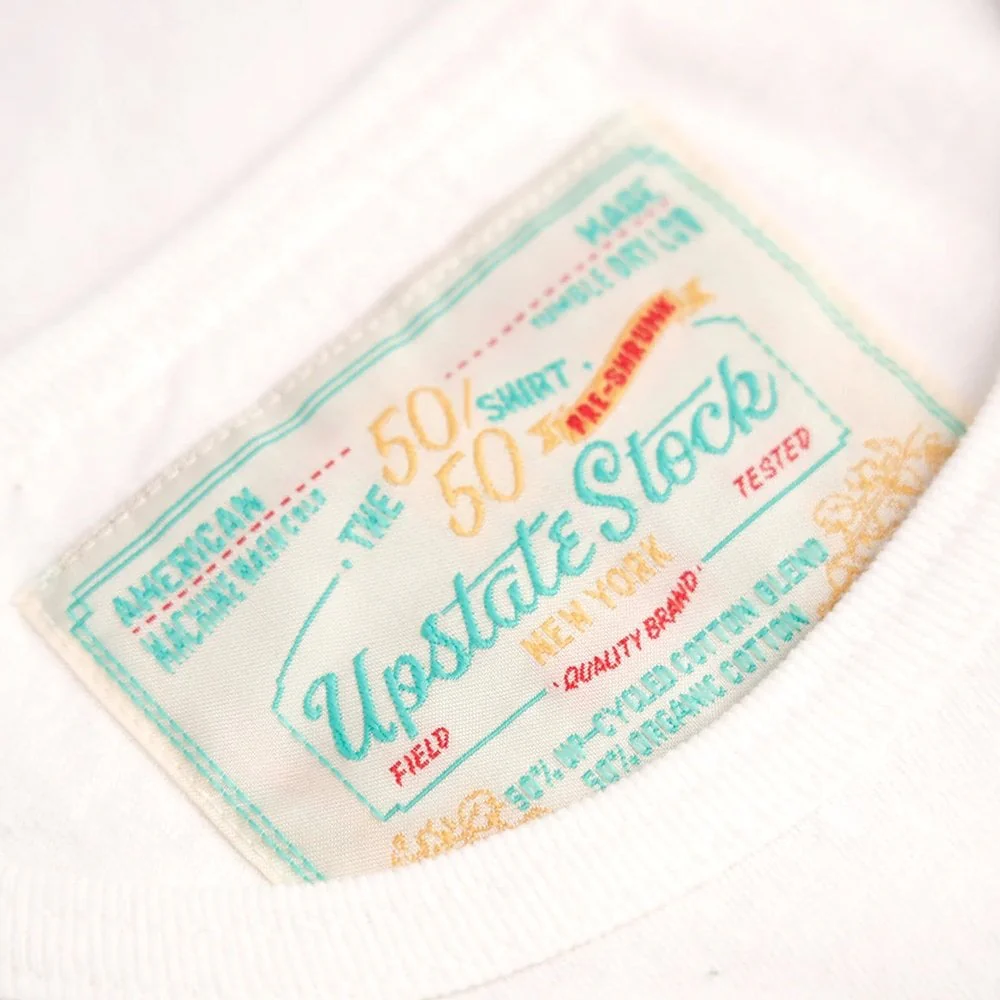 The 50/50 Upcycled Cotton Classic Tee - White - Image 2
