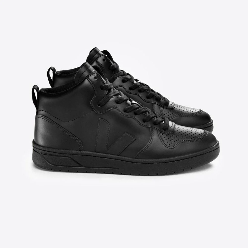 W' V-15 Leather - Black
