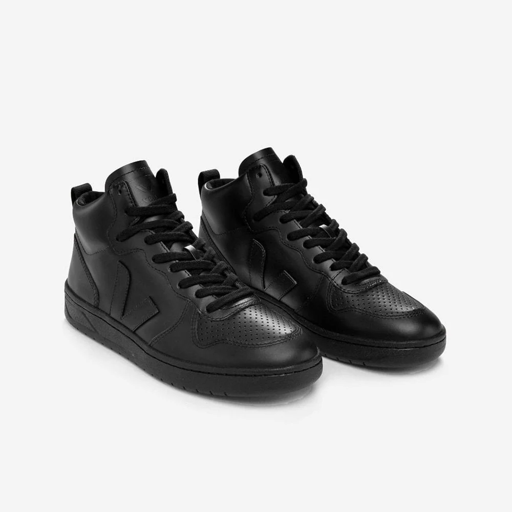 W' V-15 Leather - Black - Image 2