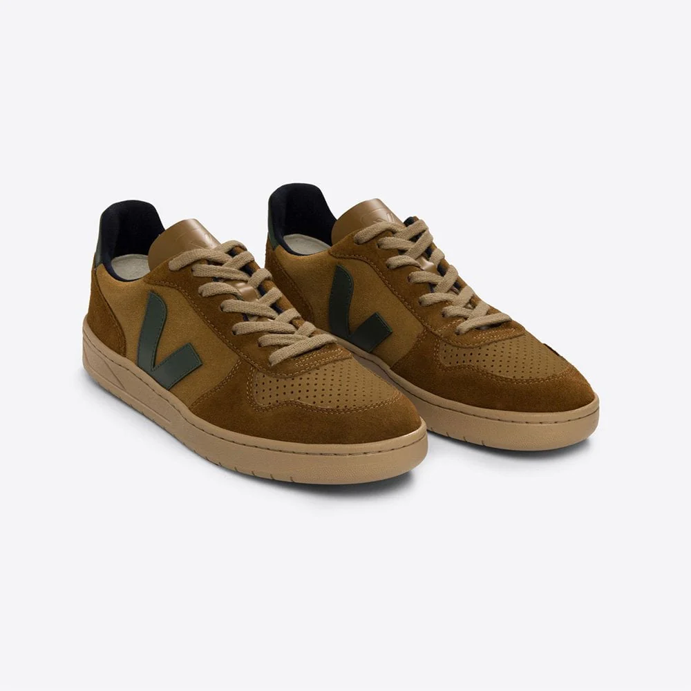 W' V-10 Suede - Camel / Cyprus Multicolour - Image 2