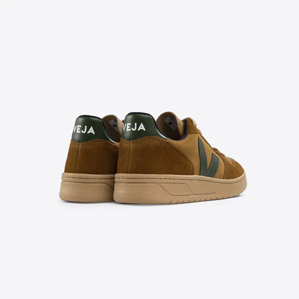 W' V-10 Suede - Camel / Cyprus Multicolour - Image 3