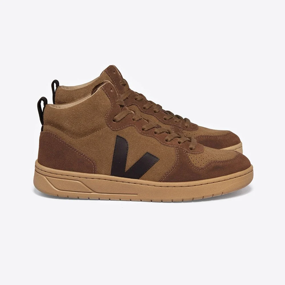 W' V-15 Suede - Brown / Black