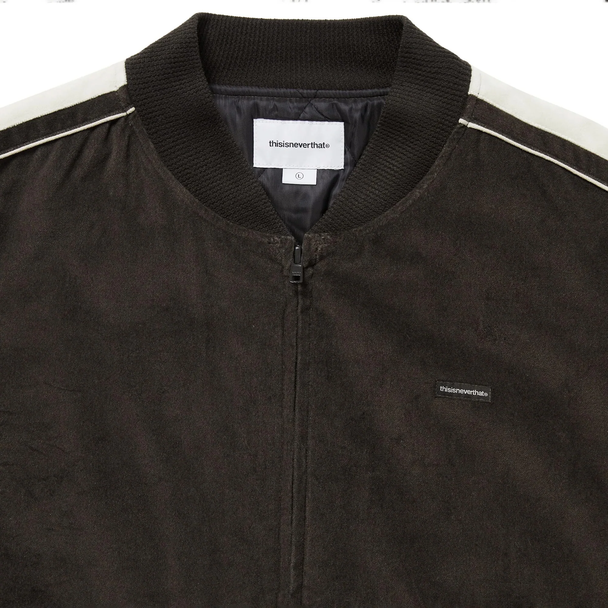 Velvet Track Jacket - Brown - Image 4