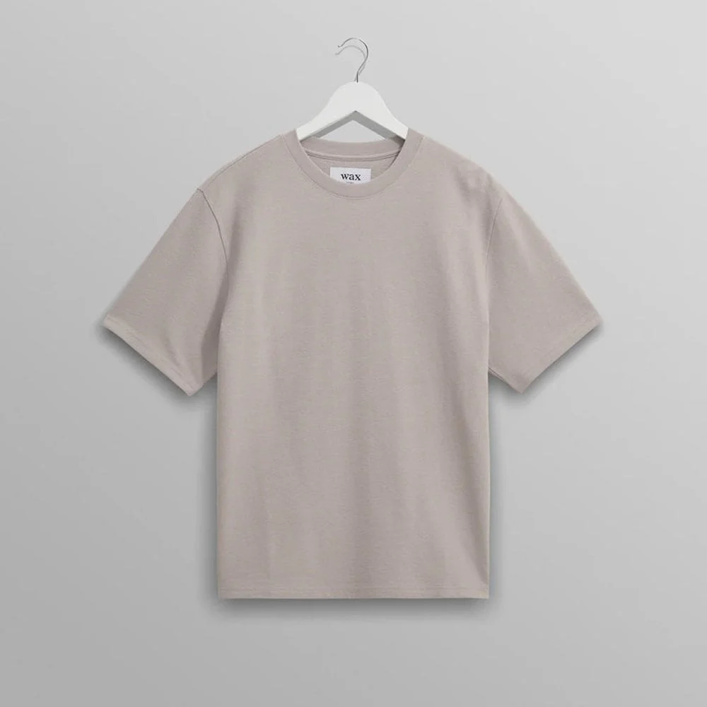 Dean Textured Organic Cotton T-Shirt - Clay