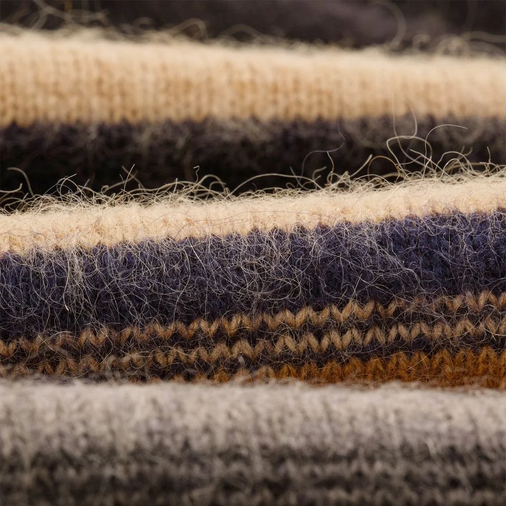 Hill Beanie Brush Stripe Black / Multi - Image 2