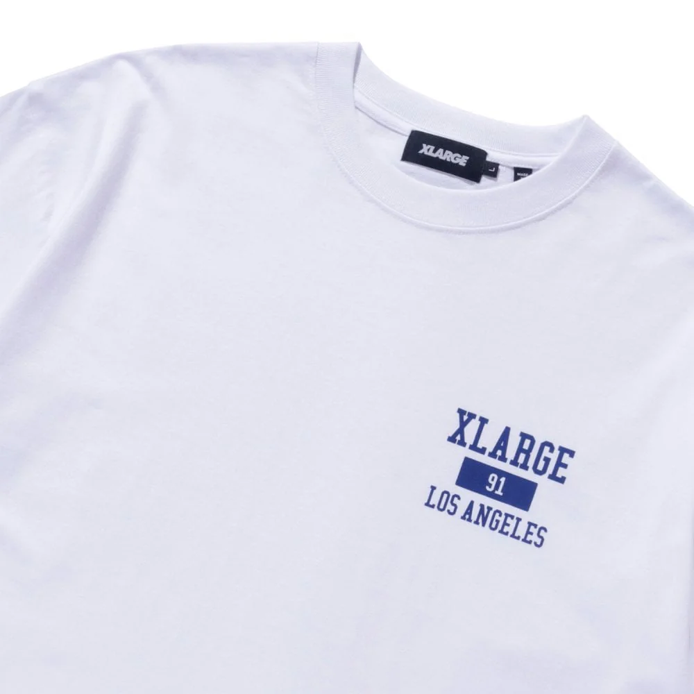 College '91 S/S Tee - White - Image 2