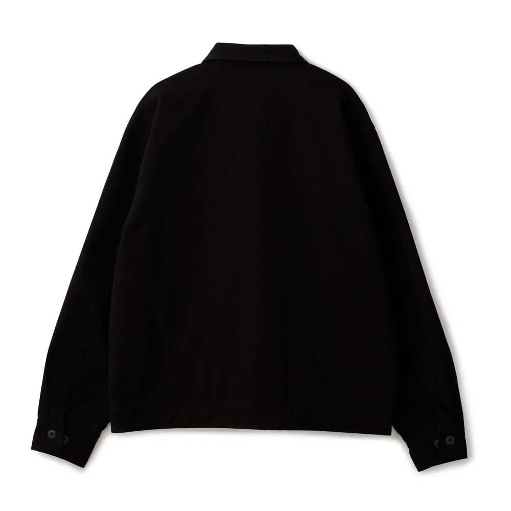 Embroidered Work Jacket - Black - Image 2