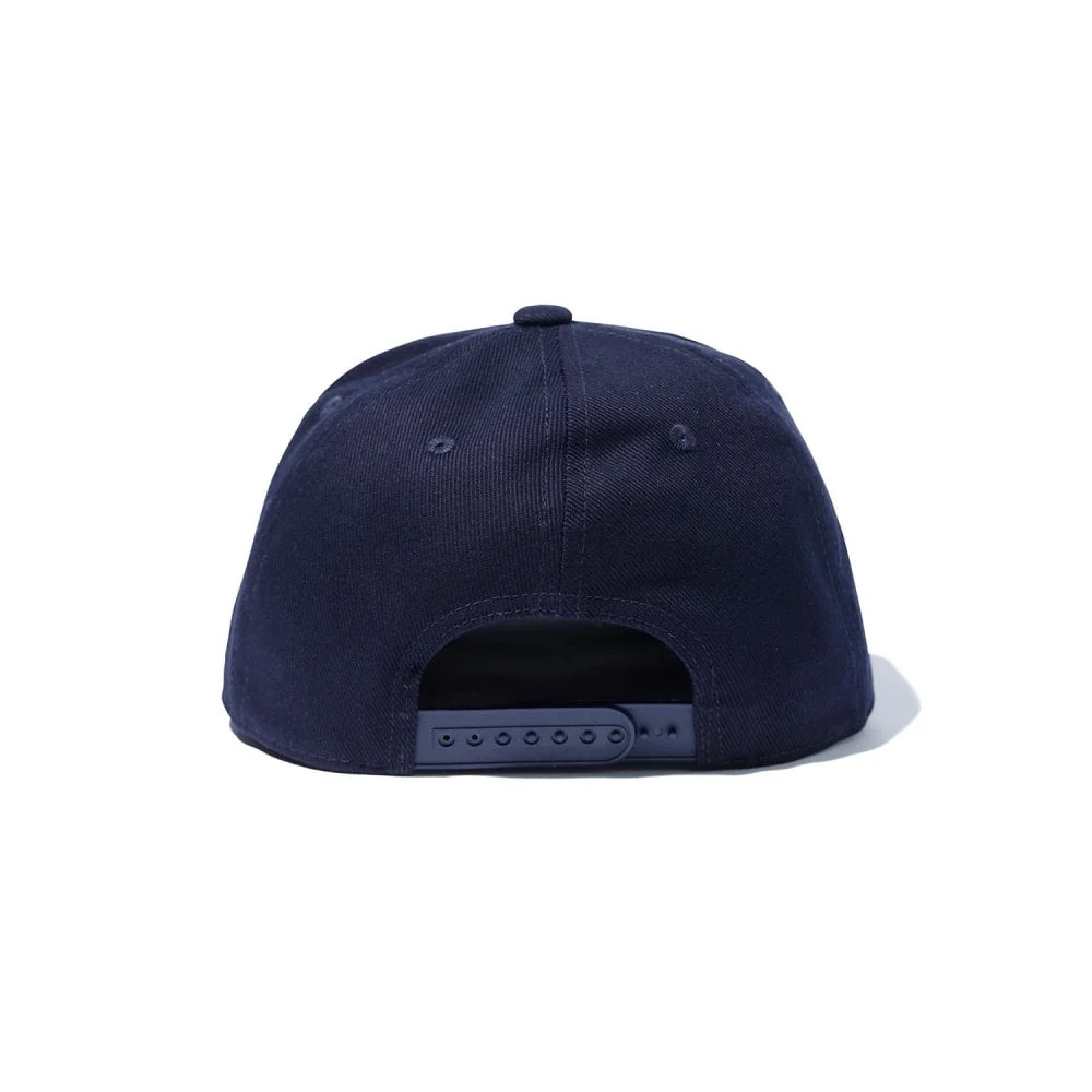 Round Logo Snapback Cap - Navy - Image 2