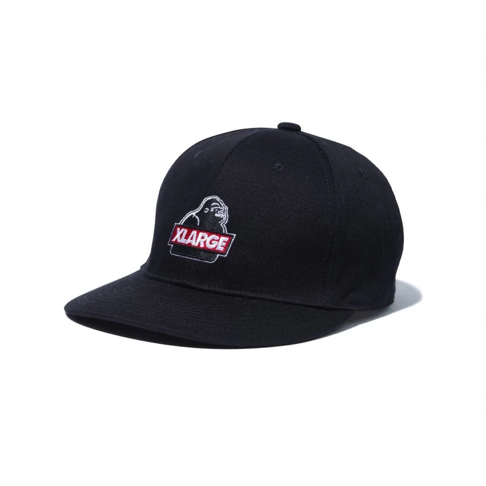 Slanted OG Snapback Cap - Black