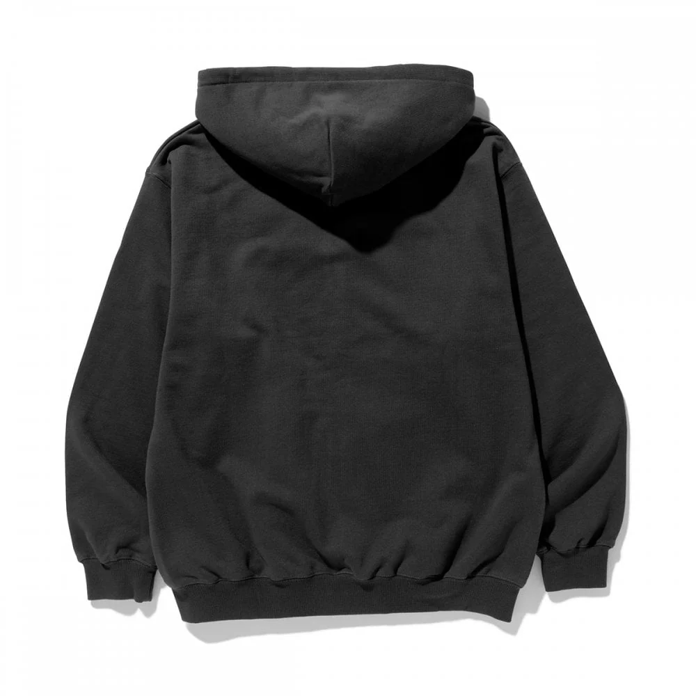 Slanted OG Zip Hooded Sweatshirt - Black - Image 2